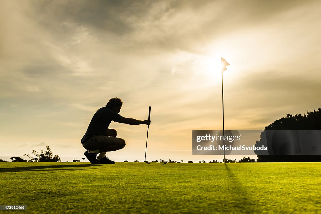 Putter apuntando