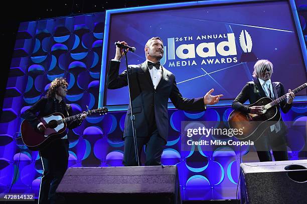 Ty Herndon performs onstage at the 26th Annual GLAAD Media Awards In New York on May 9, 2015 in New York City.