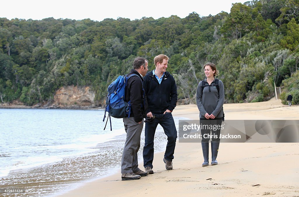 Prince Harry Visits New Zealand - Day 2