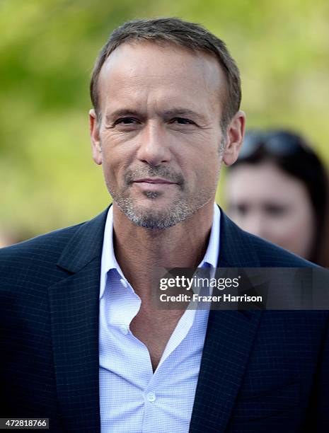 Singer Tim McGraw, attends the Premiere Of Disney's "Tomorrowland" at AMC Downtown Disney 12 Theater on May 9, 2015 in Anaheim, California.