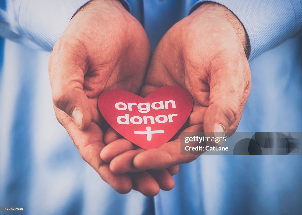 Reminder of the importance of being an organ donor
