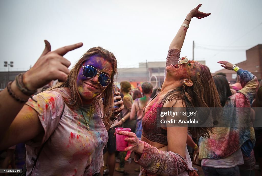 Indian Holi Festival Celebrations in New York