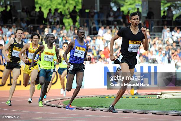 Rafith Rodriguez competes in the 800m during the Seiko Golden Grand Prix Tokyo 2015 at Todoroki Stadium on May 10, 2015 in Kawasaki, Japan.