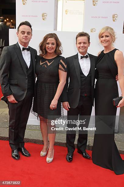 Anthony McPartlin Lisa Armstrong, Declan Donnelly and Ali Astall attend the House of Fraser British Academy Television Awards at Theatre Royal, Drury...