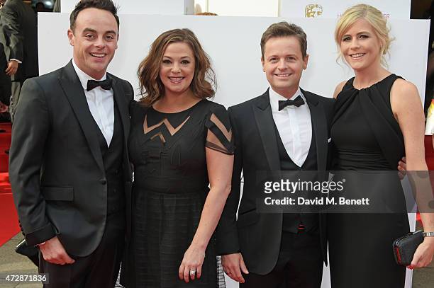Anthony McPartlin Lisa Armstrong, Declan Donnelly and Ali Astall attend the House of Fraser British Academy Television Awards at Theatre Royal, Drury...