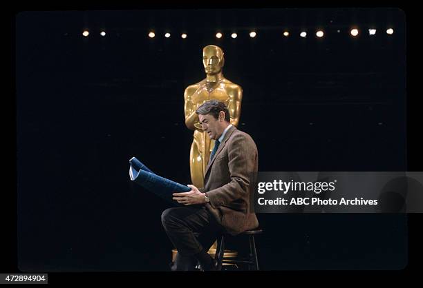 Behind-the-Scenes Coverage - Airdate: April 14, 1969. GREGORY PECK, ACADEMY PRESIDENT AND BEST ORIGINAL SCORE PRESENTER