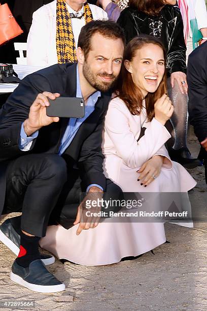 Actress Natalie Portman with her husband, Paris National Opera dance director, Founding Director of "L.A. Dance Project" and Creator of the Ballet...