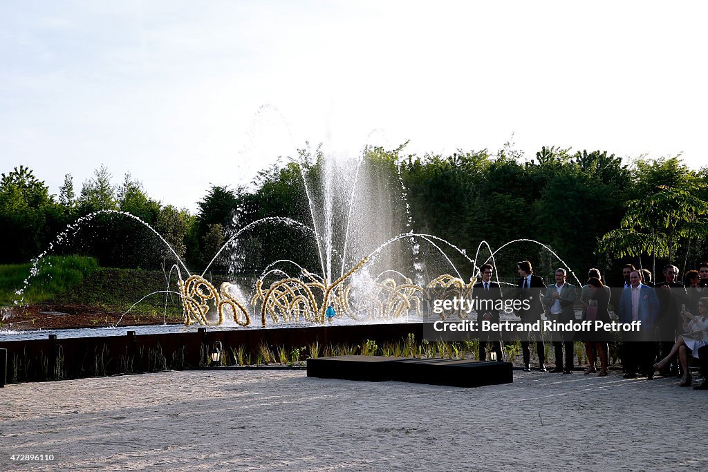 Inauguration Of The "Bosquet Du Theatre D'Eau" of the Chateau De Versailles