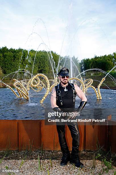 Designer Peter Marino attends the Inauguration of the "Bosquet du Theatre d'eau" of the Chateau de Versailles on May 10, 2015 in Versailles, France.