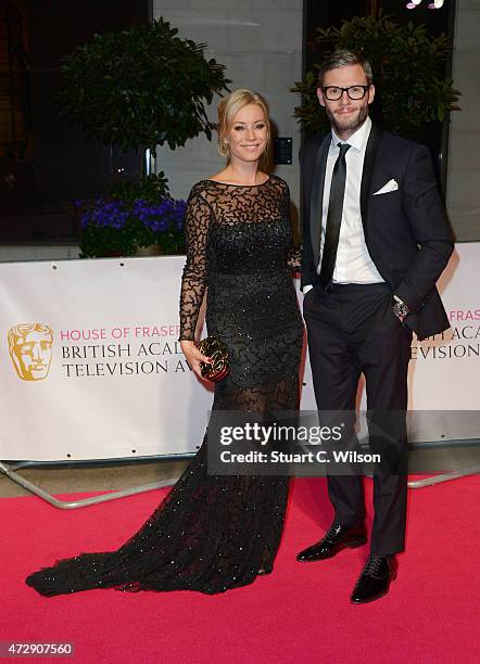 Denise Van Outen attends the After Party dinner for the House of Fraser British Academy Television Awards at The Grosvenor House Hotel on May 10,...