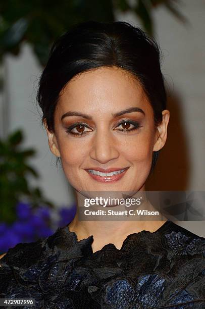 Archie Panjabi attends the After Party dinner for the House of Fraser British Academy Television Awards at The Grosvenor House Hotel on May 10, 2015...