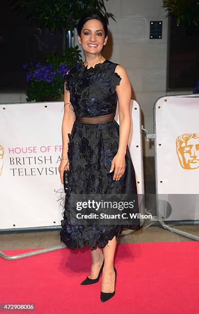 Archie Panjabi attends the After Party dinner for the House of Fraser British Academy Television Awards at The Grosvenor House Hotel on May 10, 2015...