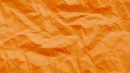 Orange Paper Texture Wrinkled High-Res Stock Video Footage - Getty Images