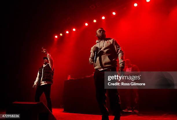 Hip-hop artist's Prodigy and Havoc of Mobb Deep performs at O2 ABC Glasgow on May 10, 2015 in Glasgow, United Kingdom