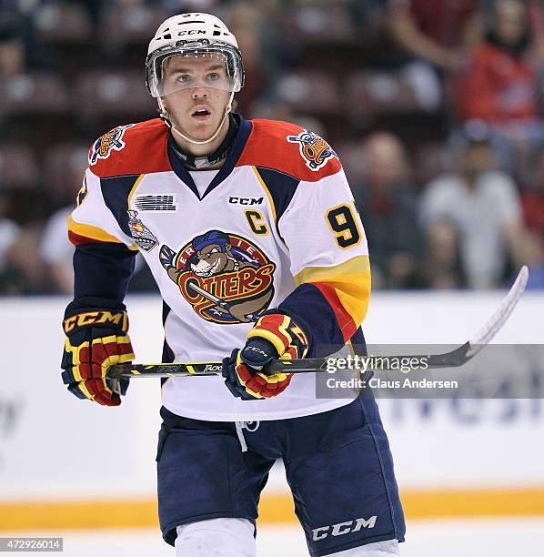 Connor McDavid of the Erie Otters skates against the Oshawa Generals in Game Two of the Robertson Cup OHL Championship Final at General Motors Centre...