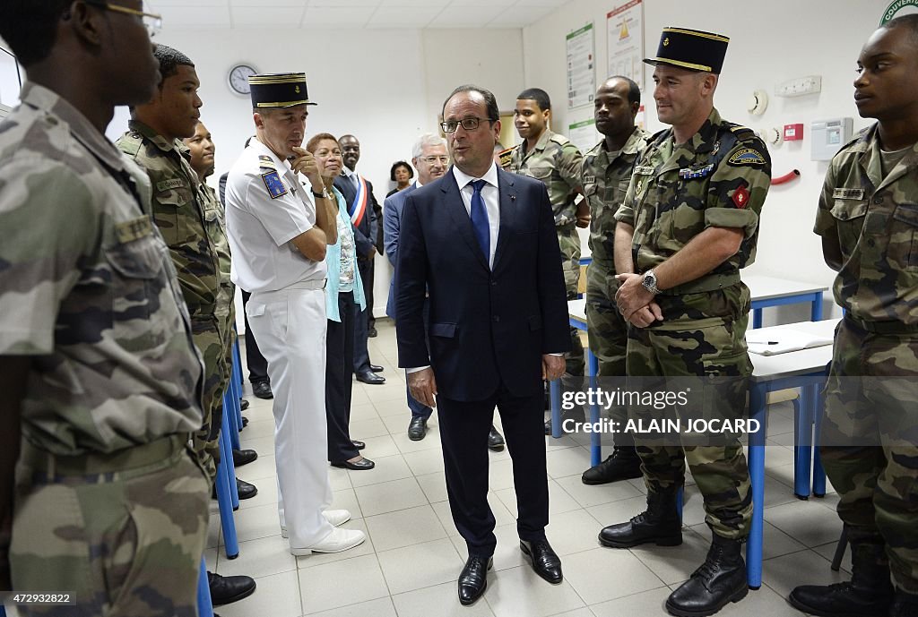 FRANCE-HOLLANDE-CARIBEAN