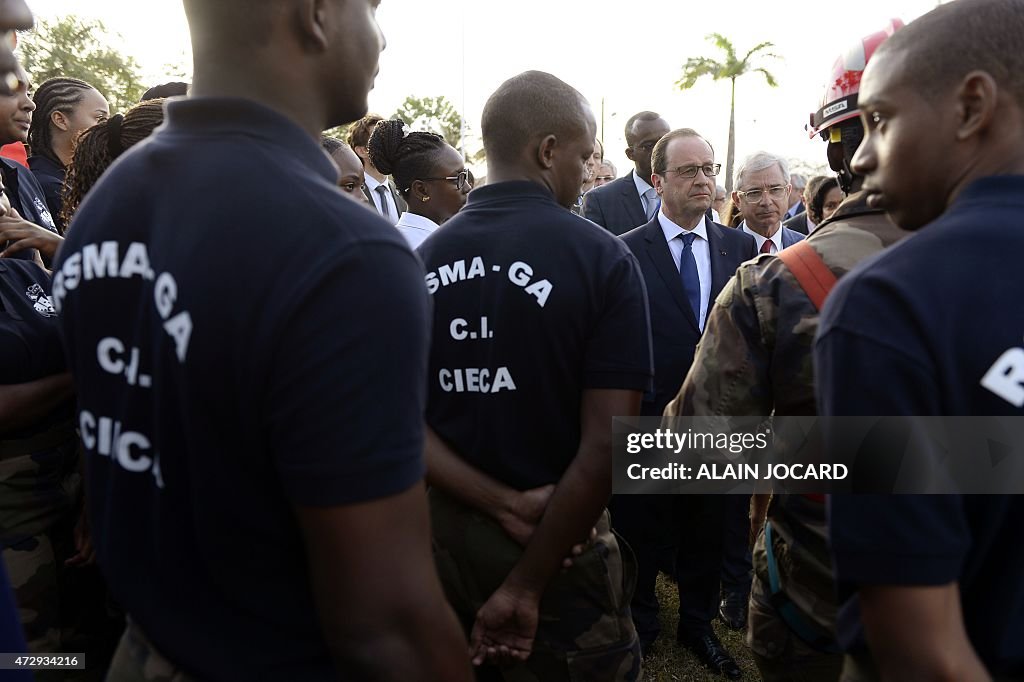 FRANCE-HOLLANDE-CARIBEAN