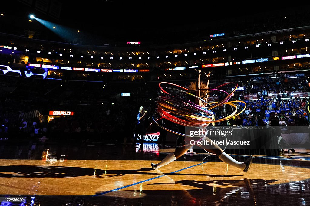 Celebrities At The Los Angeles Clippers Game