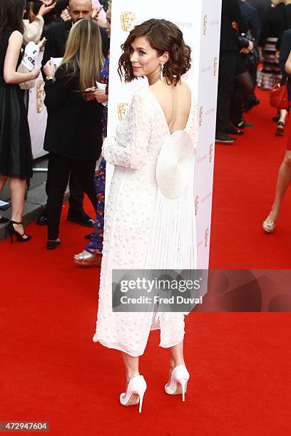 Anna Friel attends the House of Fraser British Academy Television Awards 2015 Theatre Royal on May 10, 2015 in London, England.