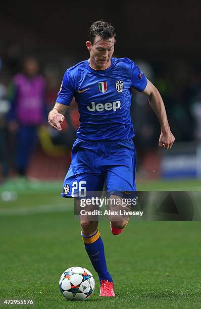 Stephan Lichtsteiner of Juventus during the UEFA Champions League quarter-final second leg match between AS Monaco FC and Juventus at Stade Louis II...