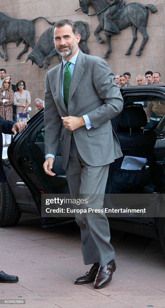 King Felipe VI of Spain Attends San Isidro Bullfighting Fair In Madrid