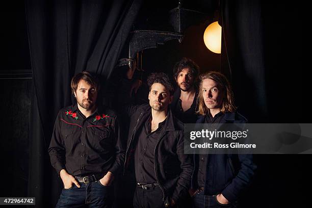 Indie rock band The Vaccines are photographed on March 29, 2015 in Glasgow, Scotland.