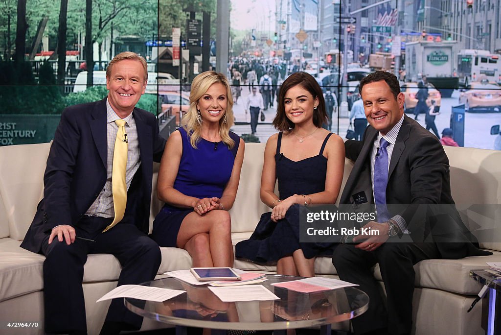 Lucy Hale Visits "FOX & Friends"