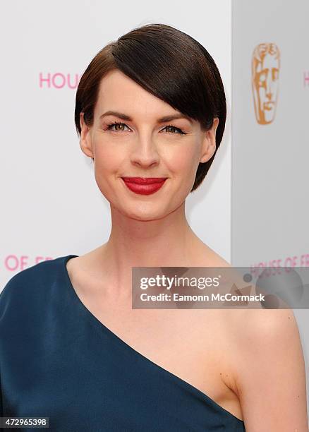 Jessica Raine attends the House of Fraser British Academy Television Awards at Theatre Royal on May 10, 2015 in London, England.