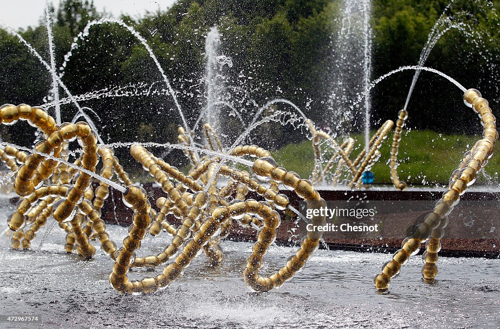 'The Water Theatre Grove' : press Preview At Chateau De Versailles