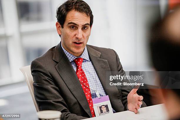 Tomas Gonzalez, Colombia's mining and energy minister, speaks during an interview in New York, U.S., on Monday, May 11, 2015. Colombia is considering...