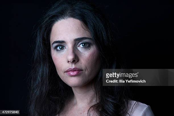 Ayelet Shaked poses for a portrait on February 24, 2015 in Tel Aviv, Israel. Ayelet Shaked of the Bayit Yehudi party is the newly appointed Justice...