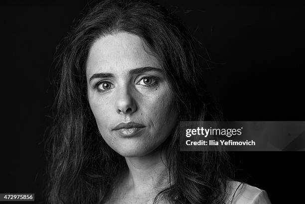 Ayelet Shaked poses for a portrait on February 24, 2015 in Tel Aviv, Israel. Ayelet Shaked of the Bayit Yehudi party is the newly appointed Justice...