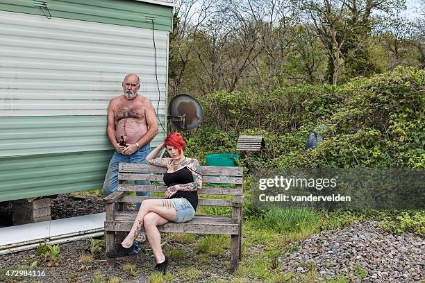 trailer trash - hillbilly stock pictures, royalty-free photos & images