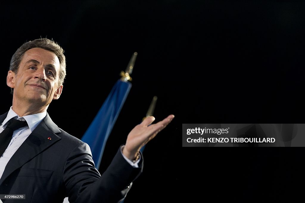 FRANCE-POLITICS-UMP-RALLY-SARKOZY