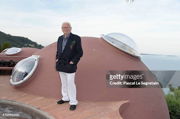 Pierre Cardin attends the Dior Croisiere 2016 at Palais Bulle on May 11, 2015 in Theoule sur Mer, France.