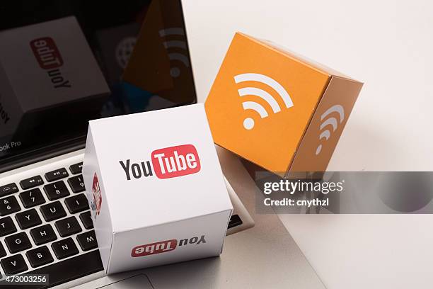youtube - pinterest stock pictures, royalty-free photos & images