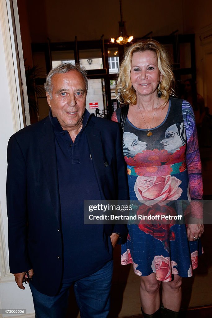 Daniel Hechter and Fiona Gelin attend the 'Open Space' : Theater Play ...