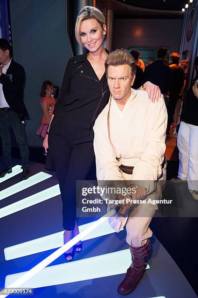 Katja Kuehne attends the Star Wars event at Madame Tussauds on May 11, 2015 in Berlin, Germany.