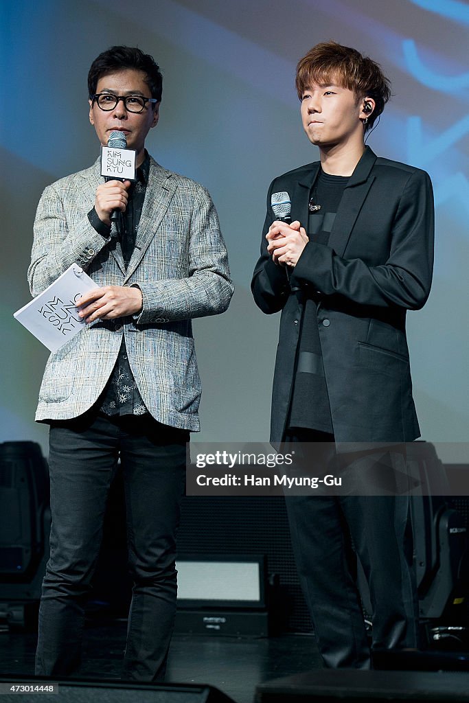 Kim Sung-Kyu of Boy Band Infinite 2nd Mini Album "27" Show Case In Seoul