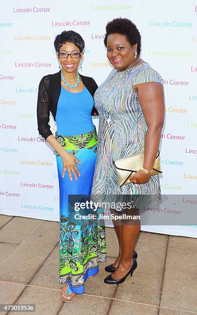 Actress Adriane Lenox and Aisha Taylor attend the 2015 Lincoln Center spring gala honoring the Hearst Corporation at Lincoln Center on May 11, 2015...