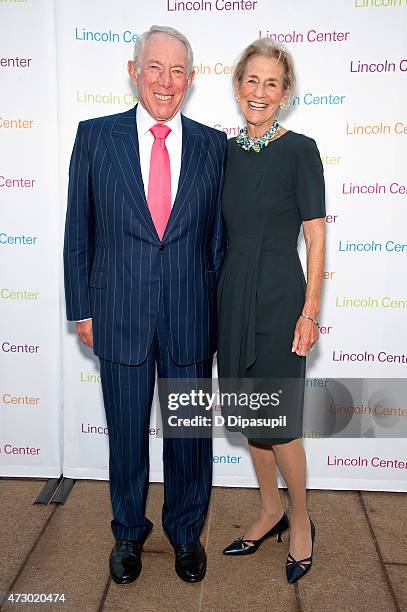 George Lazarus and Shelly Lazarus attend the Lincoln Center Spring Gala honoring The Hearst Corporation at Lincoln Center on May 11, 2015 in New York...