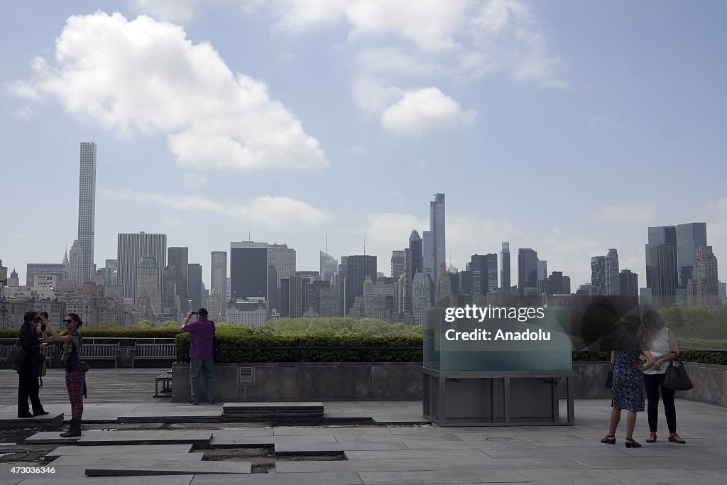 French artist Pierre Huyghe excavates the roof of the Metropolitan Museum of Art