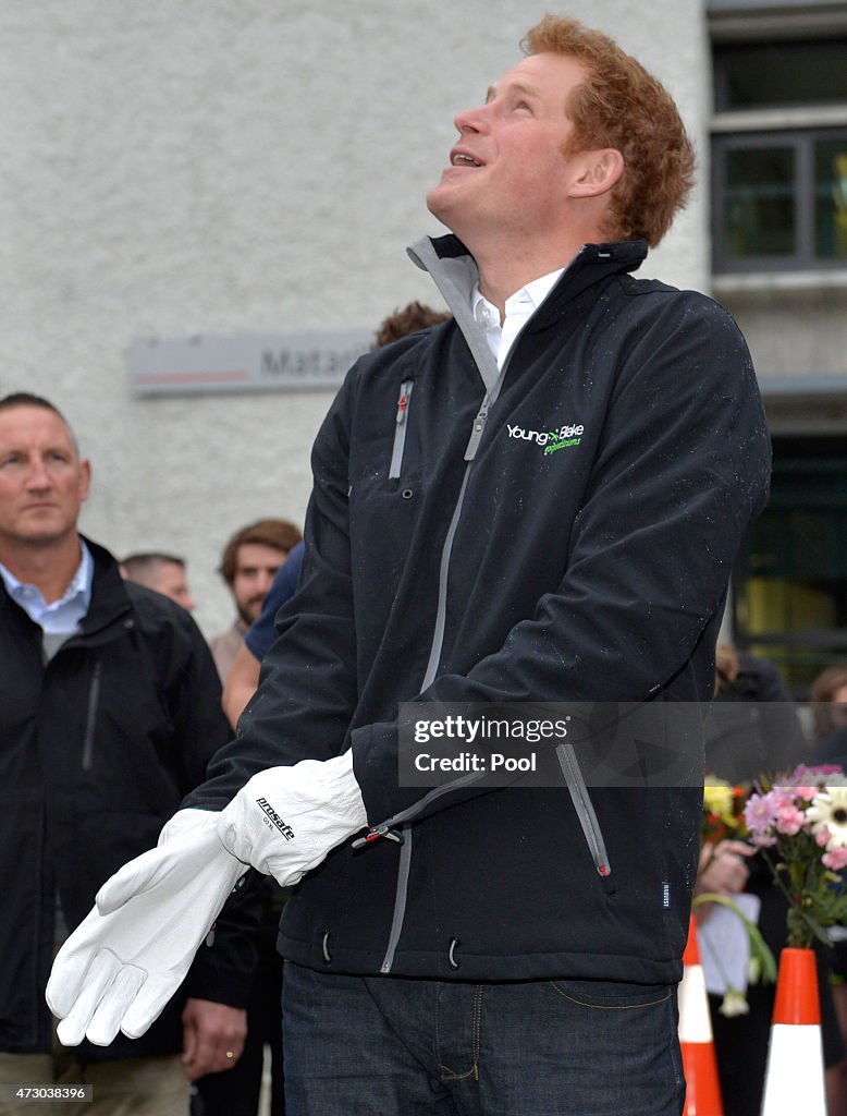 Prince Harry Visits New Zealand - Day 4