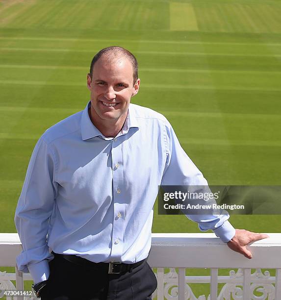 Andrew Strauss, England's new Director Of Cricket, is pictured during an ECB media opportunity at Lords on May 12, 2015 in London, England.