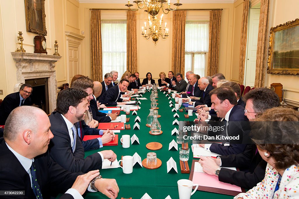 First Conservative Cabinet Meeting Of The New Government