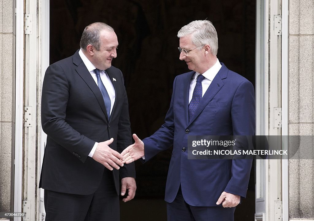 BELGIUM-GEORGIA-ROYALS-DIPLOMACY