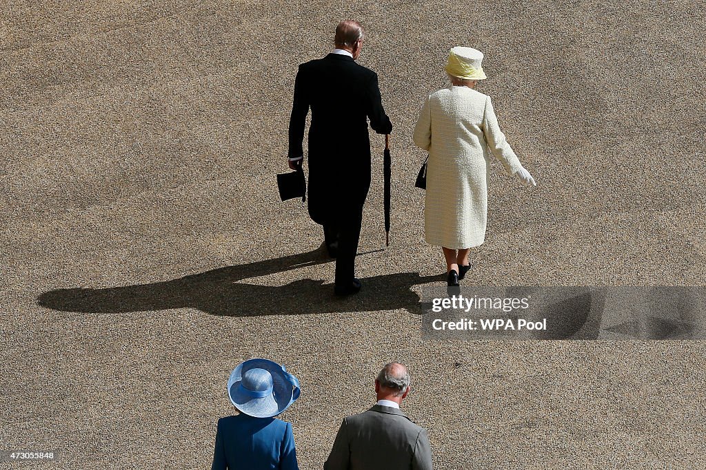 A View From The Roof Over Buckingham Palace Garden Party