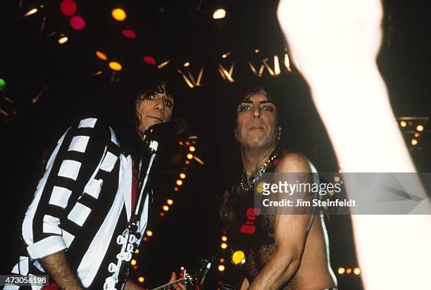 Bruce Kulick, and Paul Stanley performs in Minnesota on 1988.