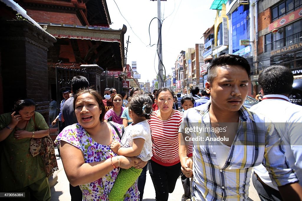 Nepal hit by another strong earthquake