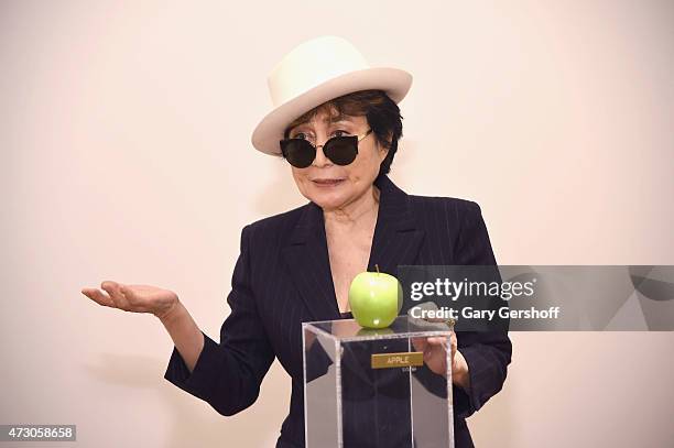 Yoko Ono attends the Yoko Ono: One Woman Show, 1960-1971 at Museum of Modern Art on May 12, 2015 in New York City.